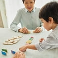 thumbnail image 4 of PlanToys® Mood Dominos for Montessori Inspired Social Emotional Learning | Matching, Recognition and Expression Activity | Eco Friendly Domino Game for Feelings and Communication, 4 of 9