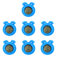 thumbnail image 2 of Aperitivo Multifuncional Y Reemplazable Ayuda Digestiva Rechinar Los Dientes Limpiar Y Lamer Los Dientes Cabeza Perro Con Hierba Gatera Giratoria Dibujos Animados Roco (azul), 2 of 5