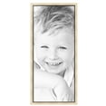 thumbnail image 2 of ArtToFrames 20" x 46" Silver with Black Lip Picture Frame, 20x46 inch Multi Wood Poster Frame (WOM-5193),  Pack, 2 of 7