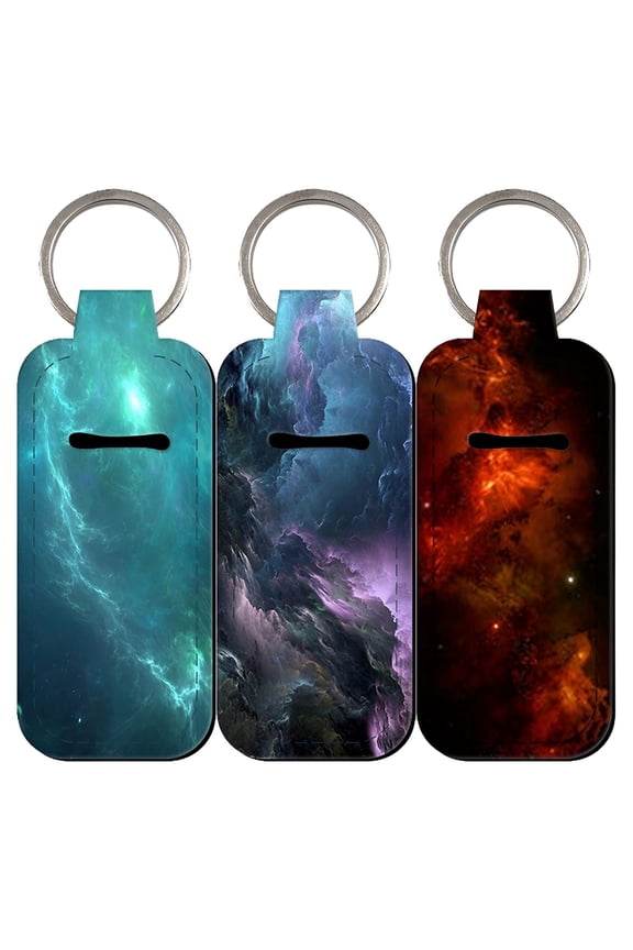 2026 New 3Pcs Chapstick Holder Key Chain,Car Keychain for Women,Safety Keychain Rings for Car Key