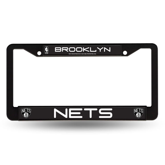 Brooklyn Nets Black Chrome Frame
