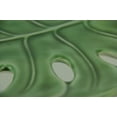 thumbnail image 3 of Tropical Monstera Leaf Ceramic Decorative Plate, 3 of 3