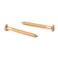 thumbnail image 4 of Nestingho Neck Mounting Kit 4Pcs Golden Metal Guitar Screws for Use 1.75X0.19X0.04In, 4 of 6