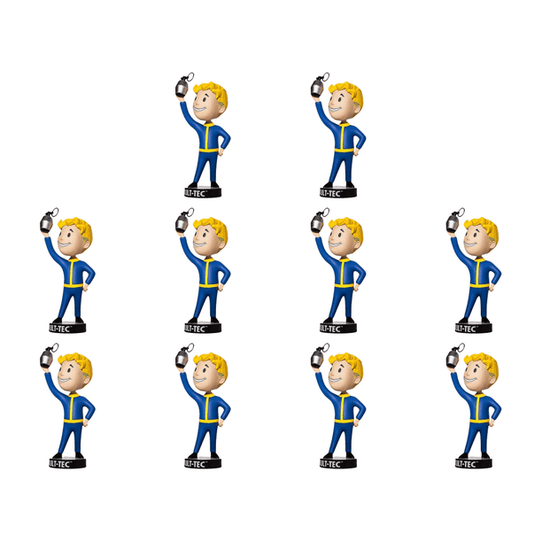 Para Fallout 4 Vault Boy Bobblehead Gaming Anime Figuras Modelo Coleccionable (C)