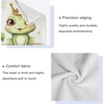 thumbnail image 4 of Coolnut Cute Frog King 3-Piece Towel Set,Soft Absorbent Quick Dry Bath Towels Sets,1 Bath Towel,1 Hand Towel,1 Washcloth,for Bathing Home Hotel Gym Spa Wash cloth, 4 of 7