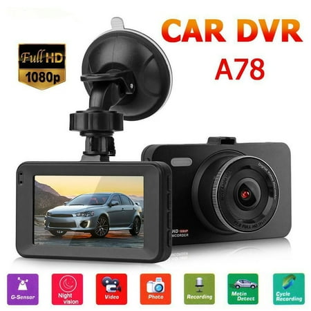 3 Inch Full 1080P LCD Screen 170 Degree Wide Angle Cars Dashboard DVR Video Camera Recorder Motion Detection Dash Cam FH06