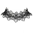 thumbnail image 1 of Ensemble Ras-du-Cou Dentelle Collier Noir et Bracelet pour Femmes Tenue Quotidienne 2 Pcs, 1 of 7