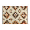 thumbnail image 5 of Yayeee Area Rugs for Living Room 5.2'x4' Indoor Non Slip Washable Bedroom Carpet, Geometric Designs, 5 of 5