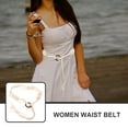 thumbnail image 5 of Wax Rope Shell Belt Bohemian Belt Women Waist Belt Macrame Belt Waist Belt, 5 of 6