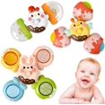 thumbnail image 1 of 3pcs Ventosa Spinner Juguetes Bebé Fidget Spinner Juguete Infantil Sensorial Juguetes Bebé Bañera Spinning Juguetes Educativos Tempranos Bebé Fidget Spinning Juguetes LingWen 8390606088581, 1 of 1