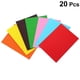 thumbnail image 4 of BRIGHTFUFU 20 piezas de papel corrugado colorido A4, material para manualidades DIY para jardín de infantes, escuela, taller, 4 of 7