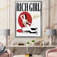 thumbnail image 3 of Designart 'Woman In Swimsuit With Pomade' Vintage Framed Art Print, 3 of 4