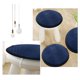 thumbnail image 4 of Taburete redondo de madera maciza con cojín para silla, cojín grueso para las cuatro estaciones, cojín redondo de esponja para asiento de taburete, cojín grueso, 4 of 6