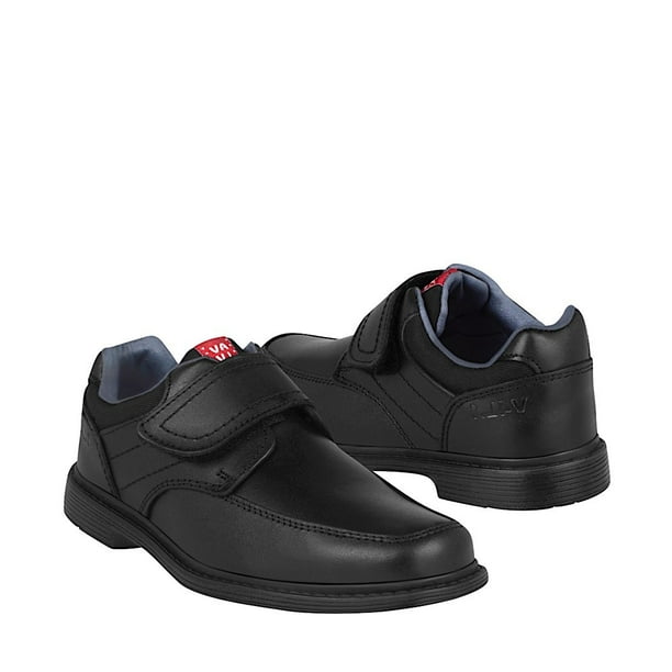 ZAPATOS ESCOALRES NIÑO V4501 PIEL NEGRO VAVITO V4501