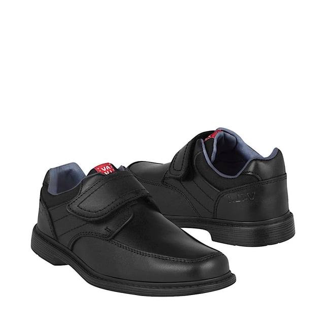 ZAPATOS ESCOALRES NIÑO V4501 PIEL NEGRO