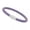 2 - Locking Magnetic Silver, variant on Unisex Men's Genuine Leather Stainless Steel Magnetic Clasp Bracelet Purple-17 - Bullet Matte Magnetic Silver