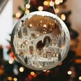 thumbnail image 4 of Round Acrylic Christmas Decorations Reindeer Hanging Sign Festive Wall Decorations, 4 of 6