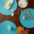thumbnail image 4 of Round Braided/Woven, Indoor/Outdoor Placemat/Charger, Set of 6, 4 of 12