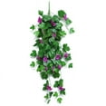 thumbnail image 1 of Flores Artificiales de Gloria de La Mañana para Colgar En La Pared, 90 Cm, de Seda, con Hojas Realistas | Decoración Duradera para La Mesa Del Salón | No Necesita Agua Ni Luz Solar, 1 of 1