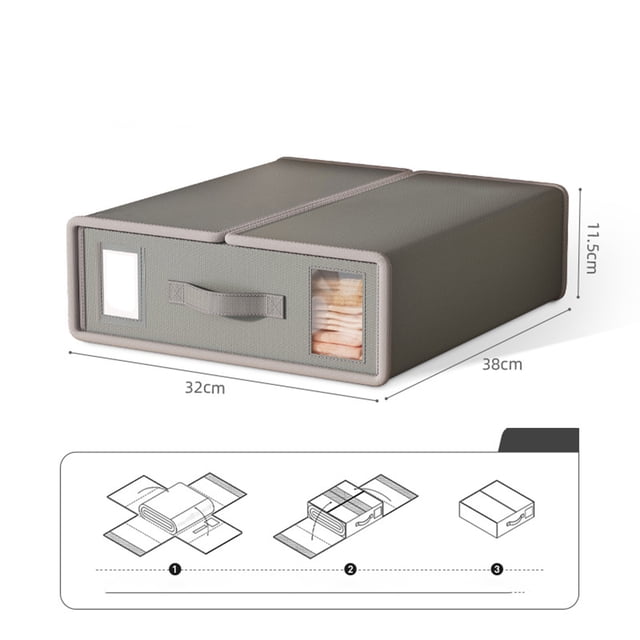 Bed Sheet Set Four Piece Cloth Bed Sheet Set Storage Box, Household Foldable Blanket Cover Storage Box Foldable Storage Box