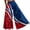 Blue, variant on July 4th Pants for Women - Fashion Casual High Waist Loose Lightweight Wide Leg Flowy USA Flag Print - Patriotic Versatile Women's Pants,Royal Blue S