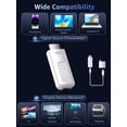 thumbnail image 3 of Wireless HDMI Transmitter and Receiver 2-in-1, Plug & Play No App No WiFi, 4K Decode 1080P Output, Screen Mirroring from Laptop PC Phone to TV Projector Monitor, Portable for Business Presentation, 3 of 10