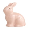 thumbnail image 2 of Figurita de lazo de huevo de cerámica de conejito de Pascua • Manualidades adorables de decoración de escritorio • Adorno de primavera para el hogar • Decoración para regalos de boda • Centro de, 2 of 6