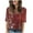 Red, variant on Teissuly 2024 Women's Fashion Tees Casual V-neck Loose Cute T Shirt 1/2 Sleeve Ladies Top