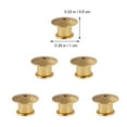 thumbnail image 4 of 10pcs Locking Pin Backs Metal Locking Clasp Pin Keepers for Displaying Badge Books Hats Bags (Gold), 4 of 6