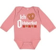 thumbnail image 3 of Inktastic Ich Liebe I Love Oktoberfest Pretzel Heart Boys or Girls Long Sleeve Baby Bodysuit, 3 of 5