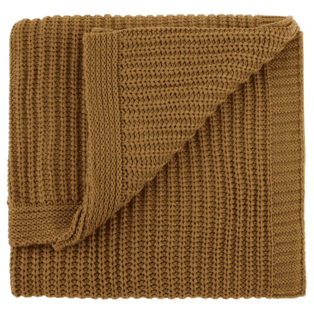 Bouclair Ochre Ribba Throw 50x60 in (127x152 cm)