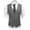 Dark Grey, variant on COOFANDY Men's Business Suit Vest Casual Dress Vest Slim Fit Formal Waistcoat