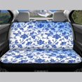thumbnail image 3 of Psesaysky Blue Floral Print Car Rear Cushion Covers, Set of 2 Universal Car Seat Cover Cushions for Sedan and Truck Decoration, 3 of 4