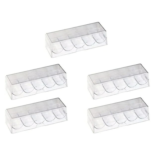 GSE Games & Sports Expert Durable Clear Acrylic Casino Chip Tray Poker