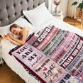 thumbnail image 6 of to My Cousin Gifts Throw Blanket Cousin Blankets from Cousin Birthday Gifts Christmas Thanksgiving New Year 50"x60", 6 of 6