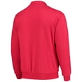 thumbnail image 3 of Men's Colosseum Red Wisconsin Badgers Tortugas Logo Quarter-Zip Jacket, 3 of 3