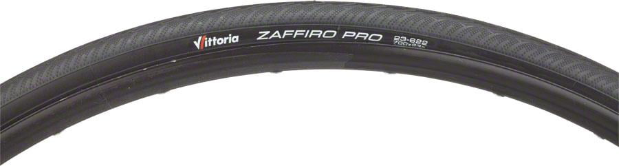 Vittoria Zaffiro III Folding Tyre 700 x 23 Road Bike Clincher NEW BLACK 