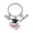 White, variant on 2026 Graduation Gift Bachelors Alloy Keychain Commemorative Key with Engraved 2026 Mortarboard for Keys Bag