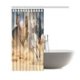 thumbnail image 2 of WOPOP Cool Wild Animal Shower Curtain, Running Horse Herd Polyester Fabric Shower Curtain Bathroom Sets 66x72 Inches, 2 of 3