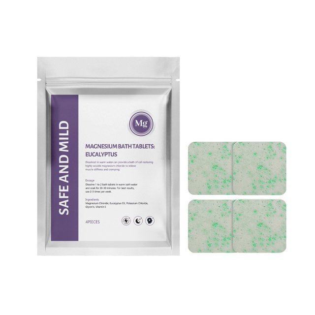 NEW Essential oils Essential Oil Eucalyptusserum Oil Magnesium Bath Tablets Gentle Body Cleansing Nourishing Skin Moisturizing Full Body Bath Tablets(buy 2 get 10% off)