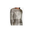 thumbnail image 3 of RALPH LAUREN $210 Womens New 1298 Silver Striped Sequined Dress 16 B+B, 3 of 4