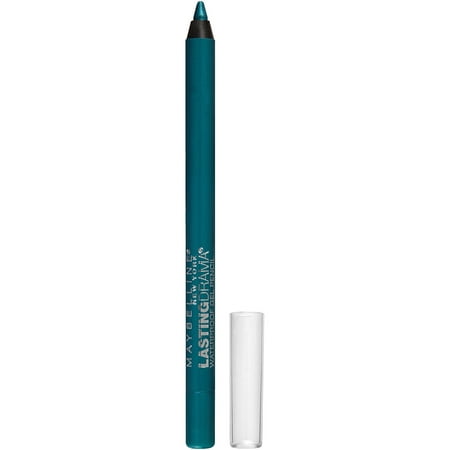 Eyestudio Lasting Drama Waterproof Gel Pencil, Silken Turquoise, 0.037 Ounce, Maybelline's first gel eyeliner in a pencil By Maybelline New York From