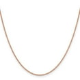 thumbnail image 2 of Primal Gold 14 Karat Rose Gold 1.25mm Solid Spiga Chain Necklace, 2 of 4