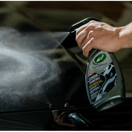 Turtle Wax Hybrid Solutions Ceramic Acrylic Black Spray Wax 53447, 16 oz