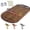 large-burnt color, variant on Grhonior Horse Race Board Game Solid Wood with 11 Metal Horses, 4 Dice & 2 Card Decks (Rustic Brown)