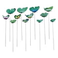 thumbnail image 2 of 12Pcs Artificial Butterfly Flower Stake Picks, Multicolor Simulation Butterfly Floral Arrangement Inserts, Garden Butterfly Decor Stems, DIY Vase Bouquet Butterfly Ornament Sticks for Decoration, 2 of 6