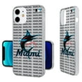 thumbnail image 6 of Miami Marlins Text Backdrop Clear iPhone Case, 6 of 7