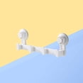 thumbnail image 1 of STRANDCHIC Shower Hooks ABS White Strong Suction 1Pcs for Household Users, 1 of 8