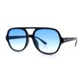 thumbnail image 2 of Vintage Style Retro Iconic Plastic Racer Hipster Sunglasses Black - Blue, 2 of 4
