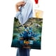 thumbnail image 4 of Rio Bolso de tela con estampado de lienzo para mujer, bolsa de compras reutilizable y estética, con cremallera interior, regalo para mujer, 35 × 40 cm., 4 of 6